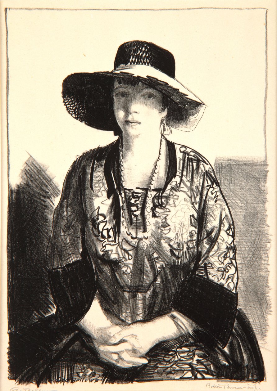 黑帽，1921年 作者 乔治·韦斯利·贝洛斯