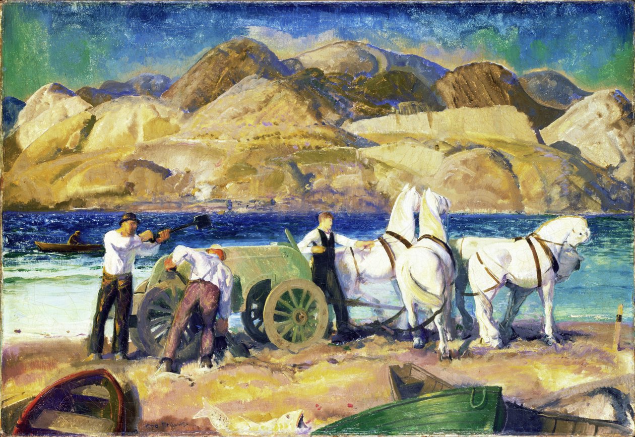沙车，1917年 作者 乔治·韦斯利·贝洛斯