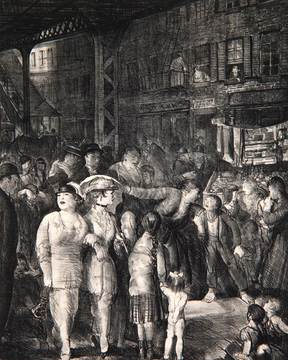 The Street，1917 作者 乔治·韦斯利·贝洛斯