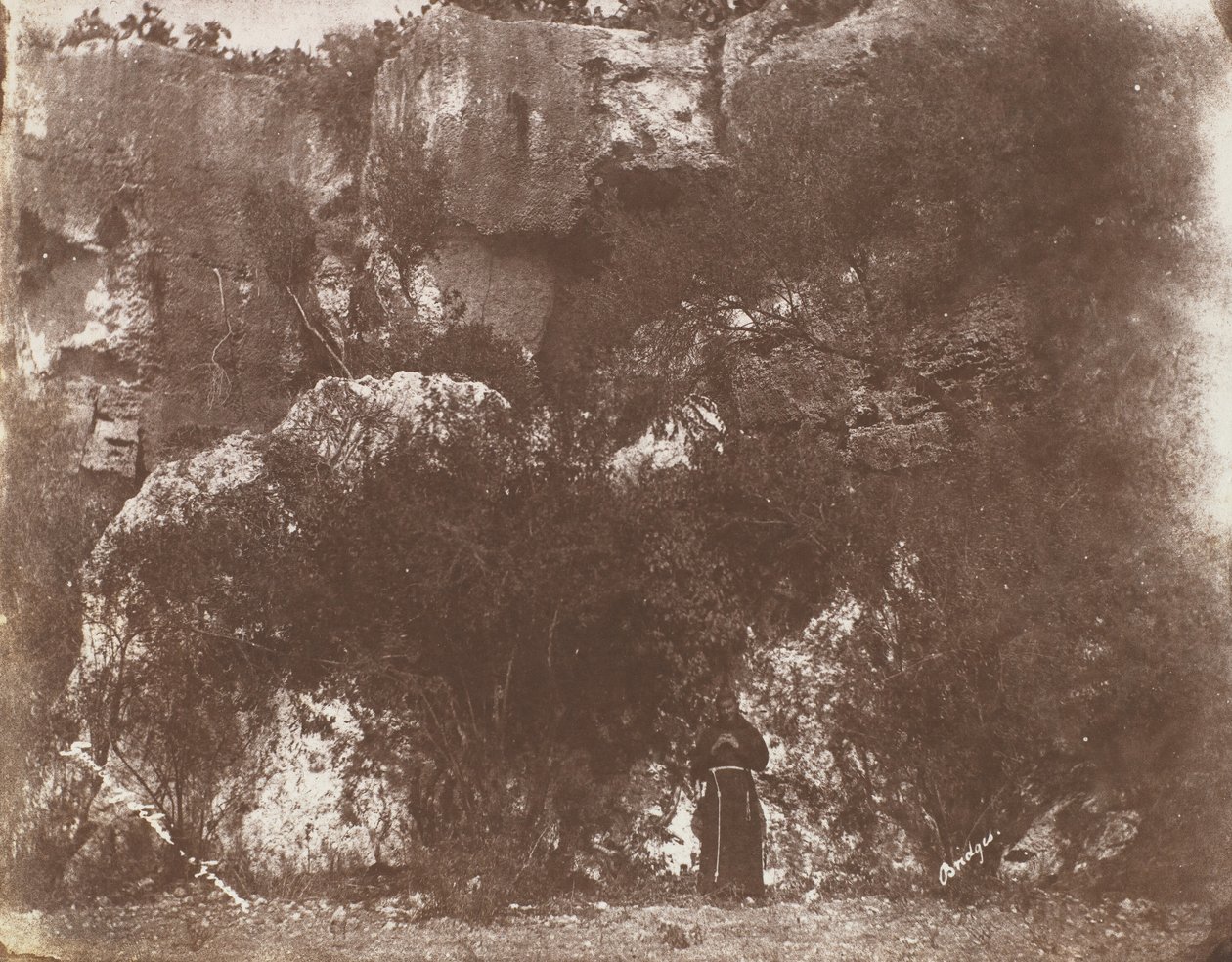 塞尔维娅的花园，西西里岛锡拉库扎，1846年。 作者 乔治·威尔逊·布里奇斯