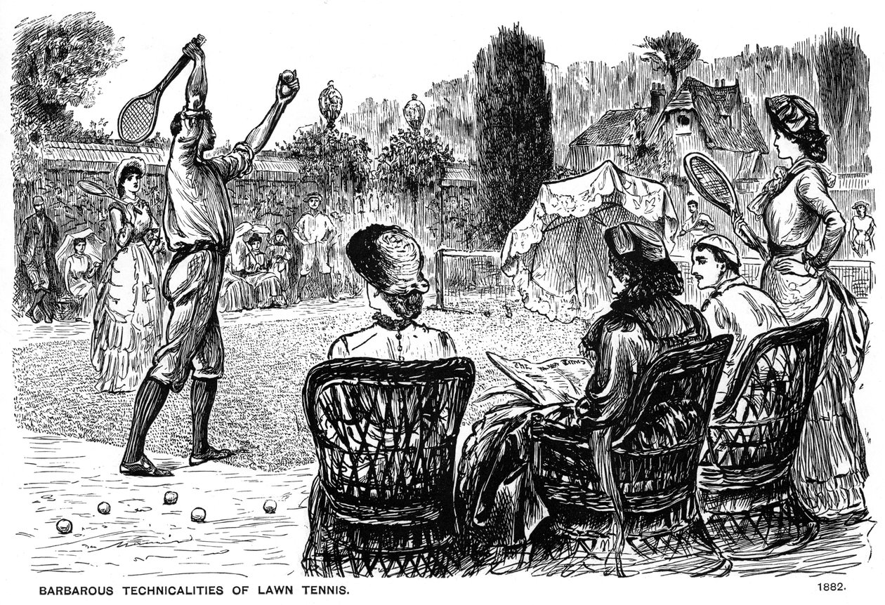 草地网球的野蛮技术，1882年1891年 作者 乔治·杜莫里耶