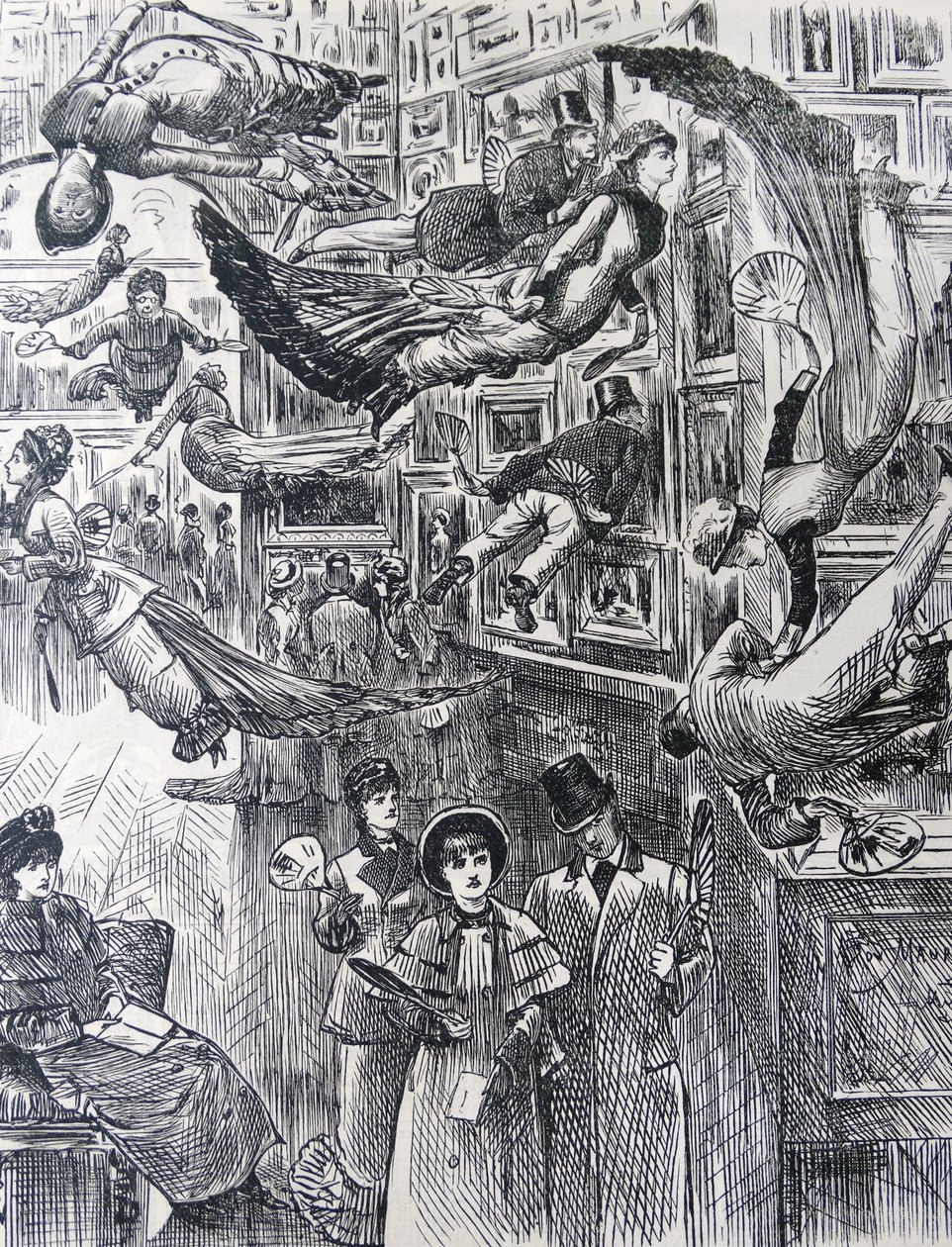 George du Maurier 所见的 EDISON 的独创性。 作者 乔治·杜莫里耶