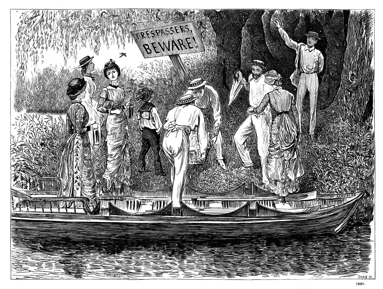 法律的恐怖，1881年1891年。 作者 乔治·杜莫里耶
