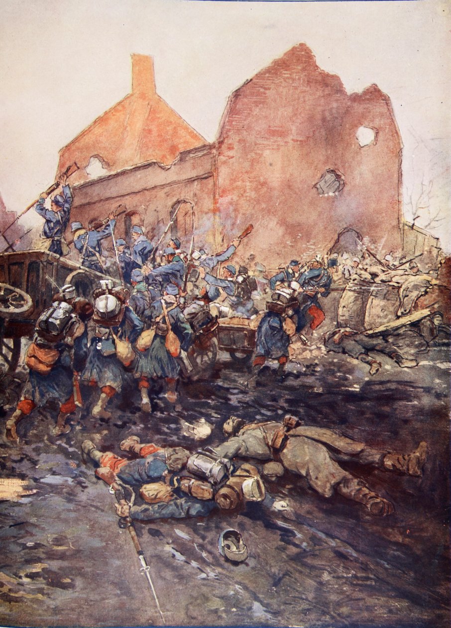 1915年，红色的Assualt 作者 乔治·贝尔汀·斯科特