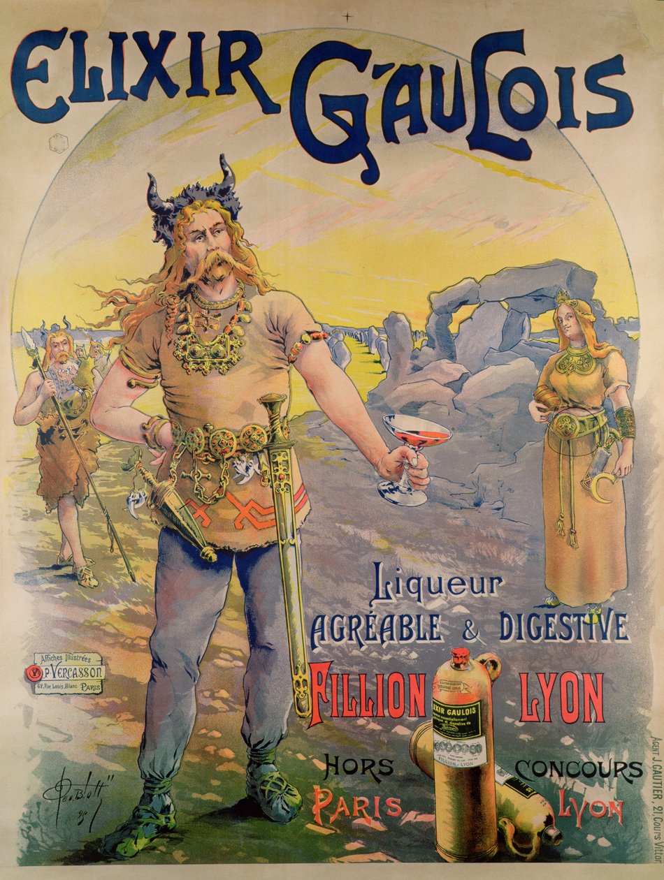 海报广告&39;Elixir Gaulois&39;，1895年 作者 乔治·布洛特