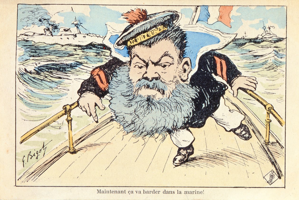 海军部长漫画卡米尔·佩莱坦（1846-1915） 作者 乔治·费迪南德·毕格特