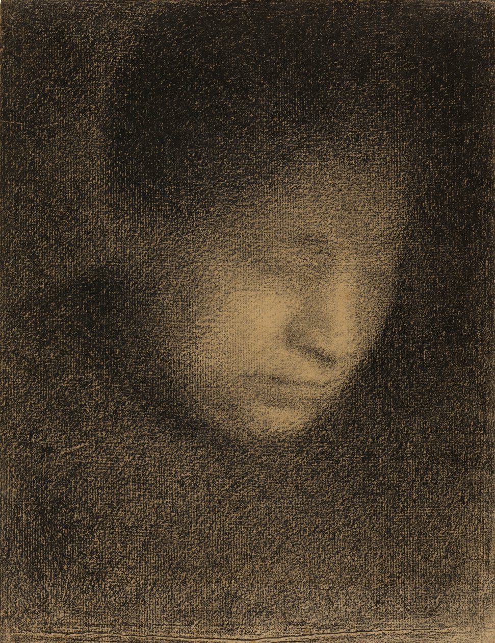 艺术家的母亲Seurat夫人，c.1882-3（关于Michallet论文的文章） 作者 乔治·苏拉特