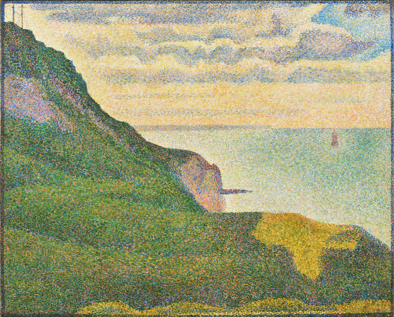 端口在Port-en-Bessin，诺曼底，1888年 作者 乔治·苏拉特