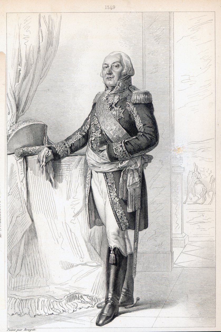 Francois-Henri de Franquetot de Coigny（1737-1821），Coigny公爵 作者 乔治·鲁格