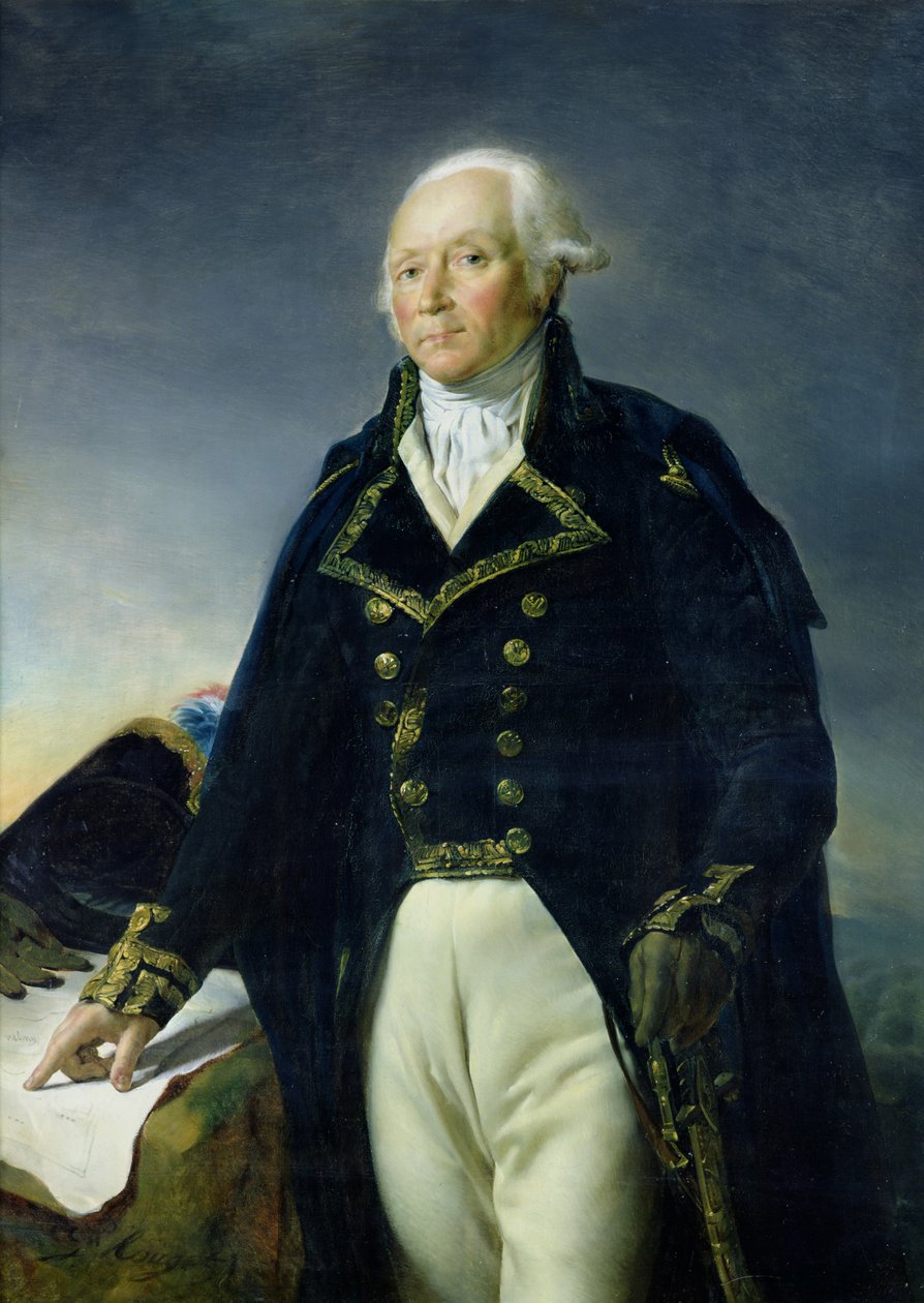 Francois-Christophe Kellermann的肖像（1735-1820）c.1835 作者 乔治·鲁格