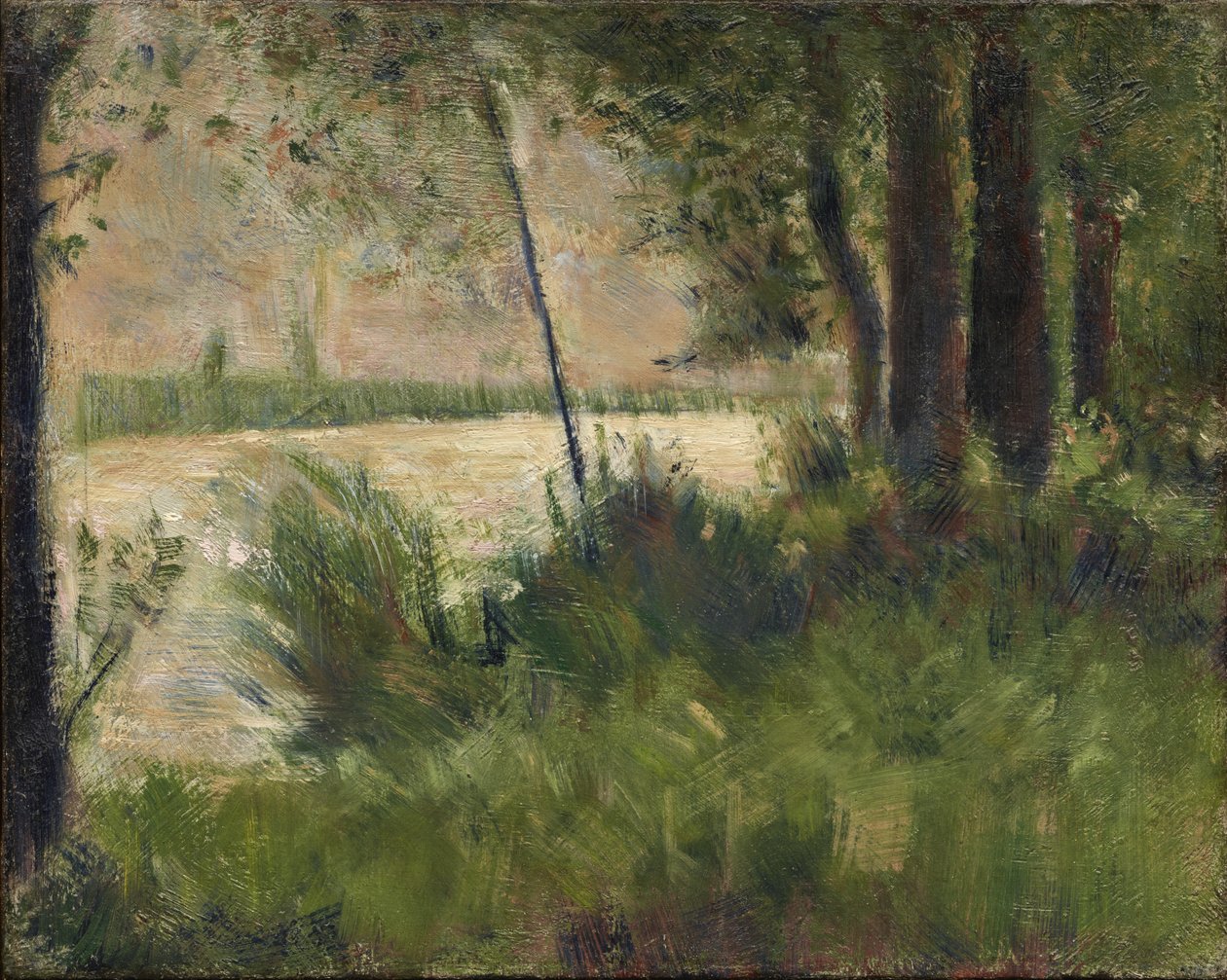 Grassy Riverbank 作者 乔治·苏拉特