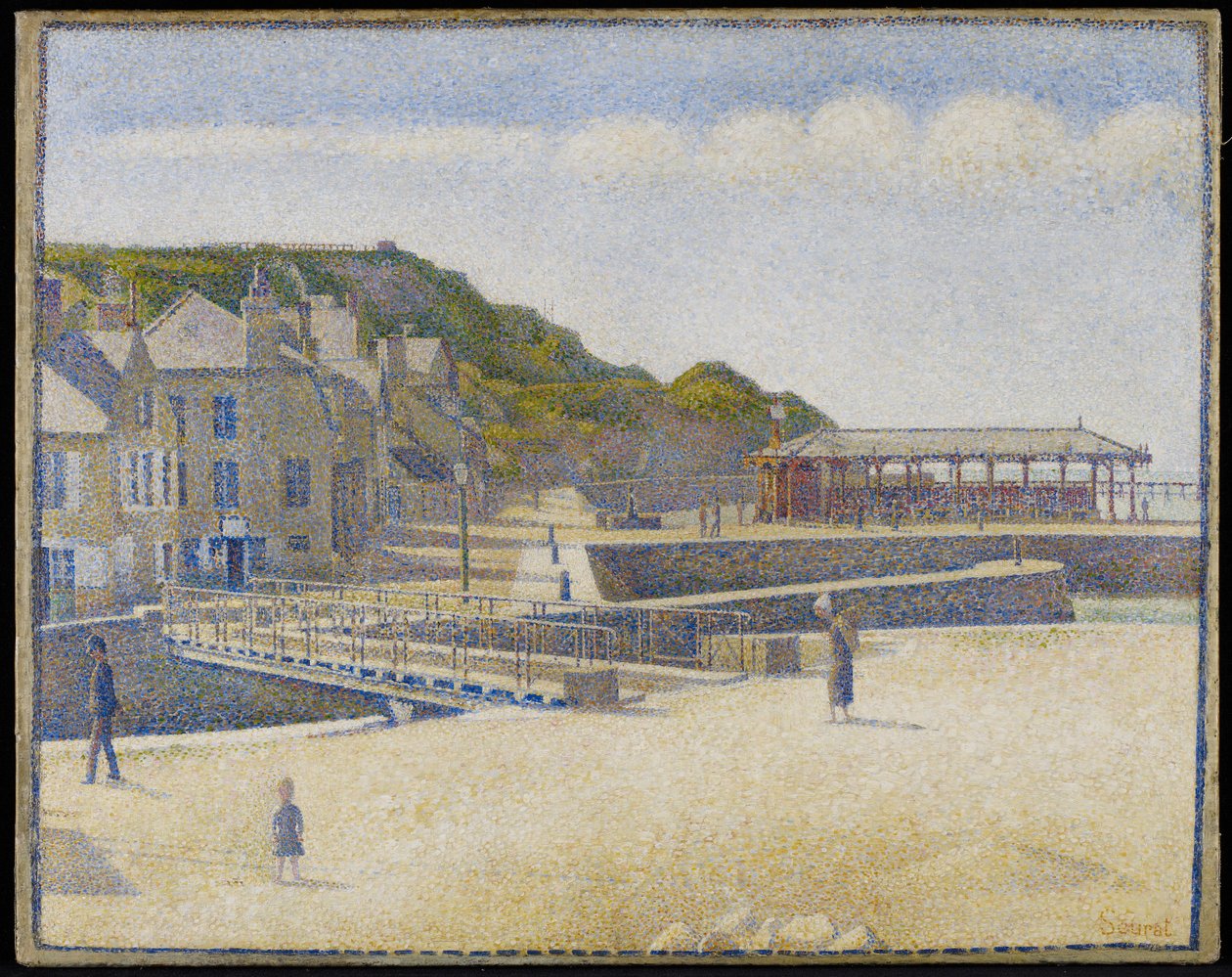 Port-en-Bessin，1888年 作者 乔治·苏拉特