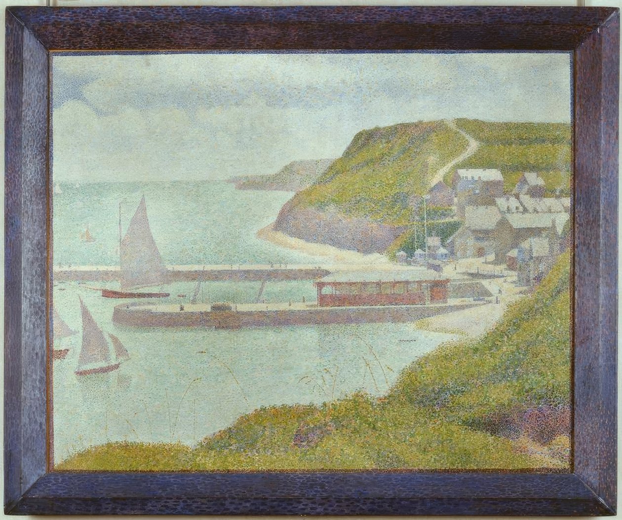 Porten-Bessin，外港，涨潮（卡尔瓦多斯） 作者 乔治·苏拉特
