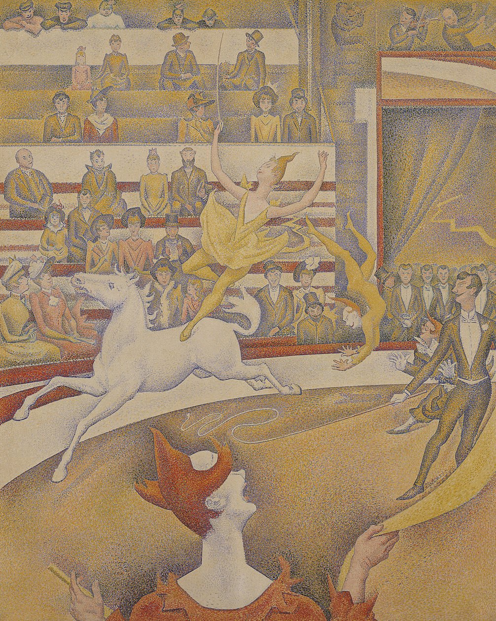 马戏团，1891年 作者 乔治·苏拉特