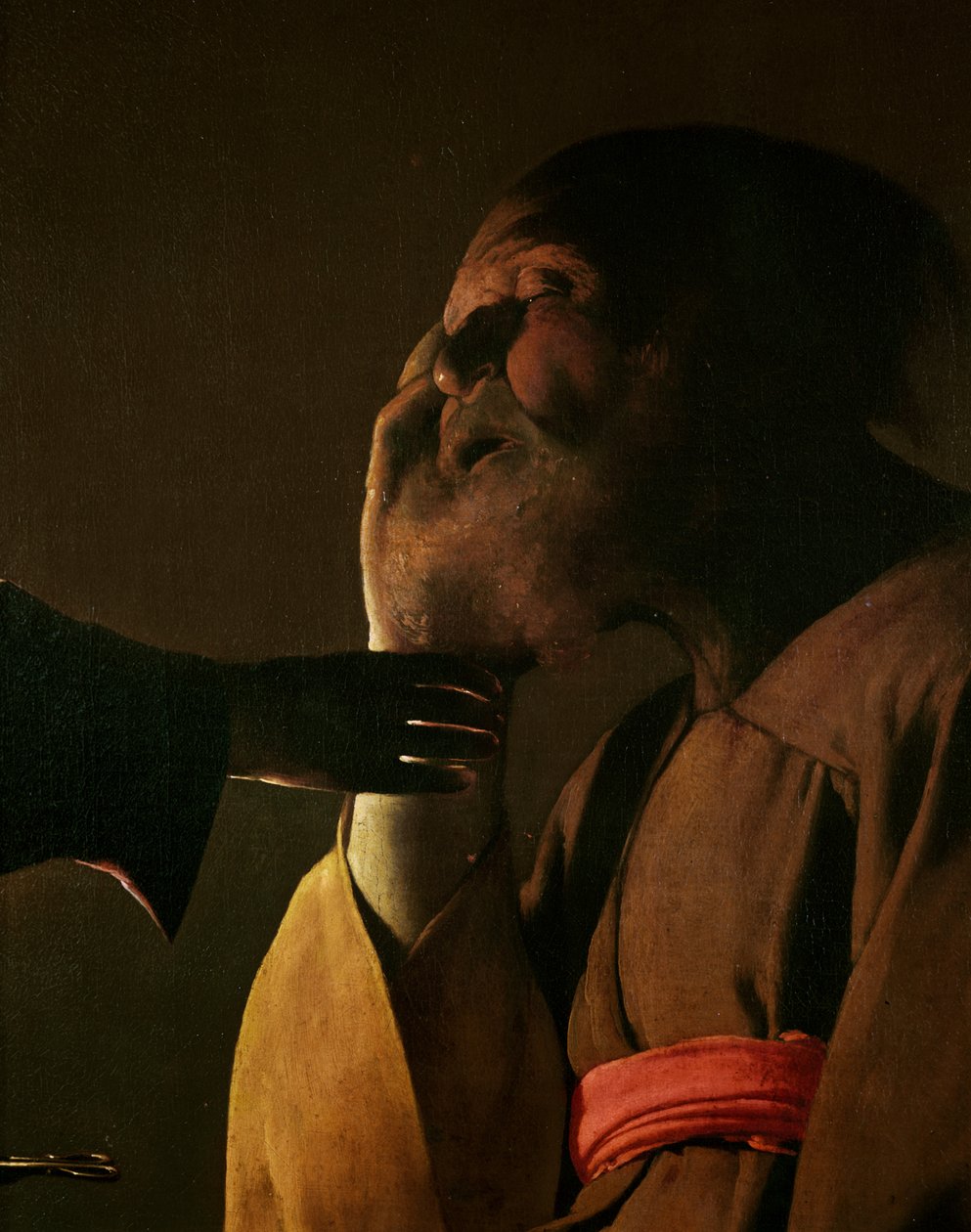 约瑟夫和天使，1652年油画细节3126 作者 乔治·德拉图尔