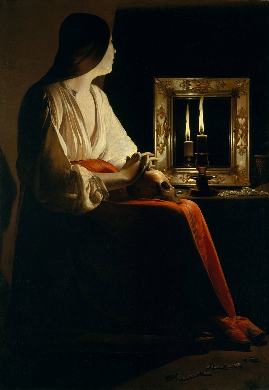 Penitent Magdalen，c.1640 作者 乔治·德拉图尔