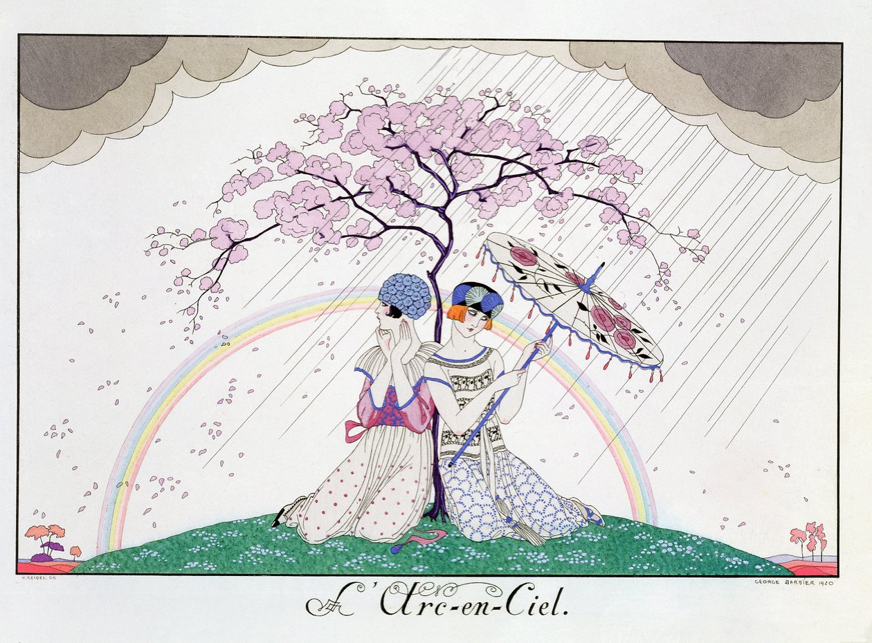 亨利·雷德尔 (Henri Reidel) 雕刻的《彩虹》 作者 乔治（后）理发师