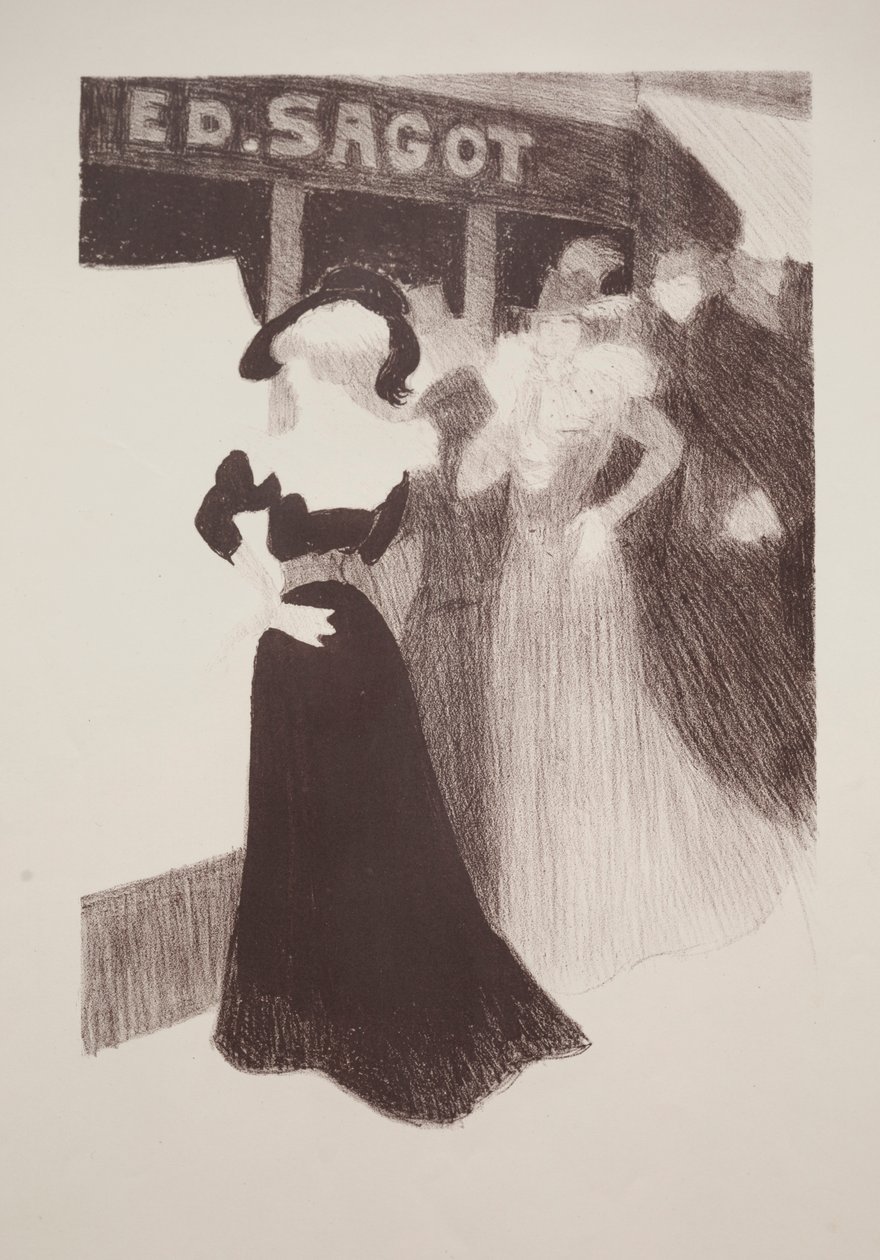 萨戈特的画廊，1898年。 作者 乔治·阿尔弗雷德·博蒂尼