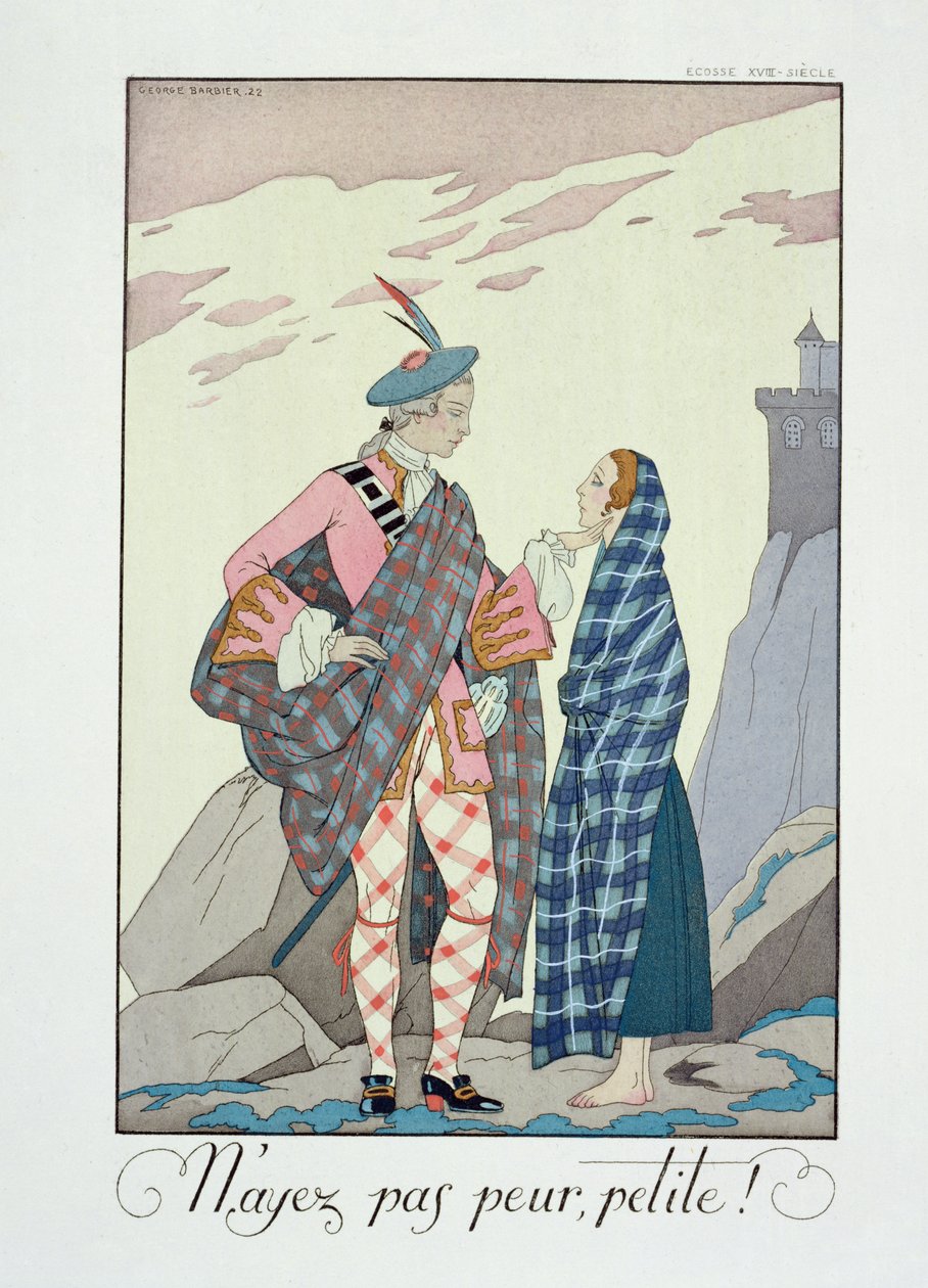 别害怕，小家伙！1922 年（印花布） 作者 乔治理发师
