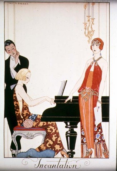 《Gazette du Bon Ton》的咒语插图 作者 乔治理发师