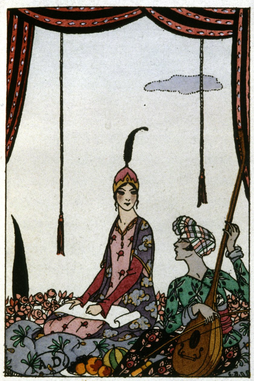 萨巴女王，约 1920 年（插图） 作者 乔治理发师