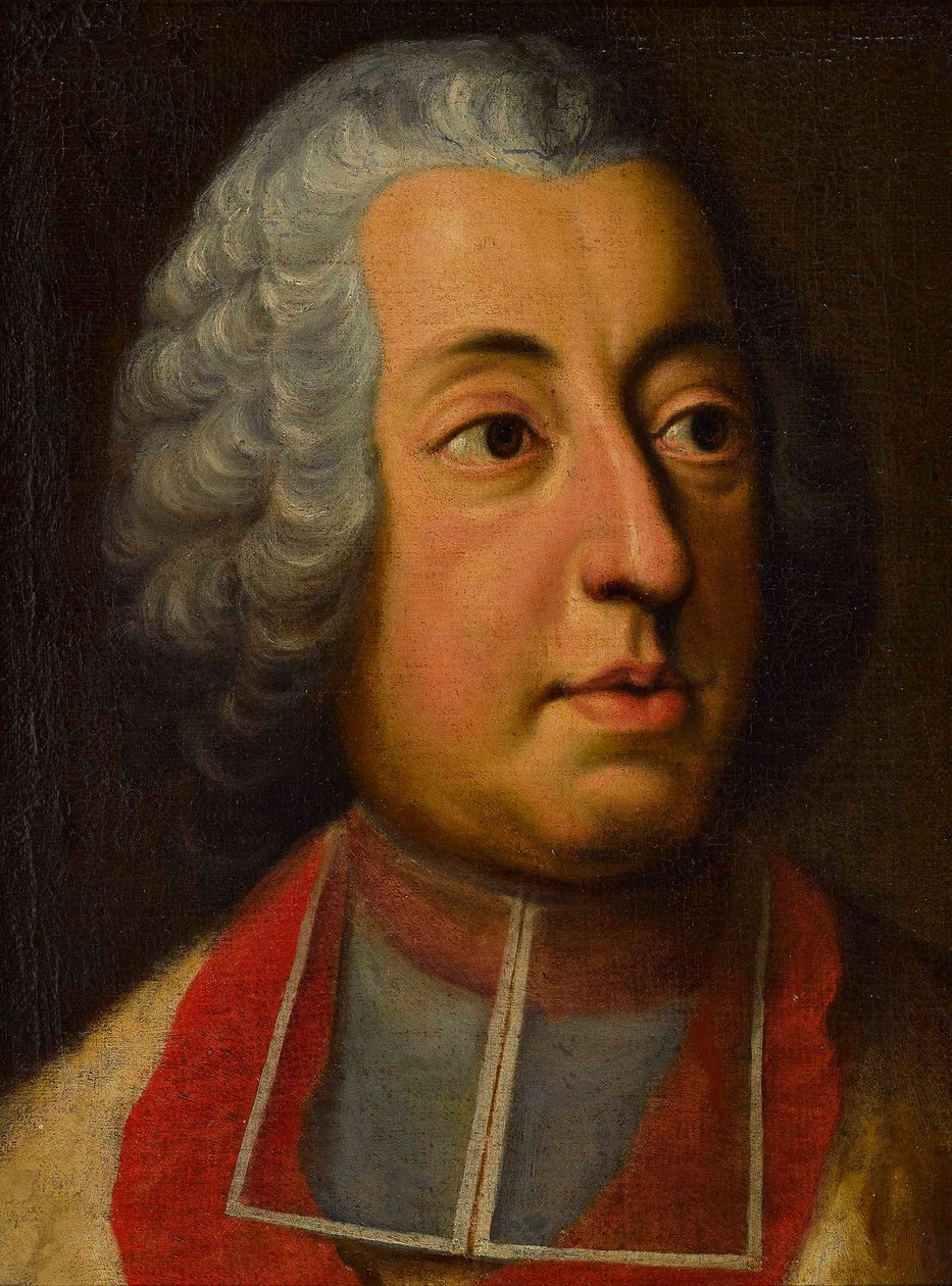 巴伐利亚红衣主教约翰-西奥多（1703-1763 年） - 乔治-德斯马雷斯（1697-1776 年）。布面油画 尺寸：44x33 厘米 私人收藏 作者 乔治·德马雷斯