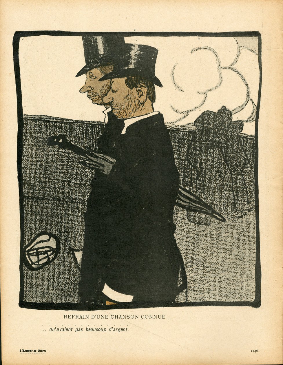 Plate au Butter》，第 146 号，彩色讽刺画 作者 乔治·杜普依斯
