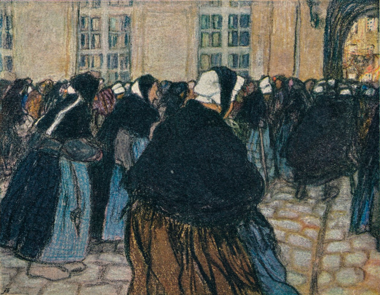 La Rentree A LHospice De La Salpetriere，c1911 作者 乔治·杜普依斯