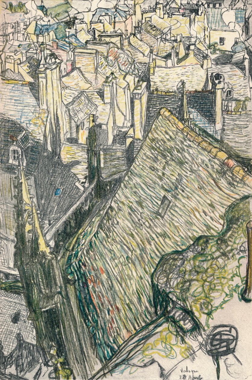 查看从瓦隆，c1911 作者 乔治·杜普依斯