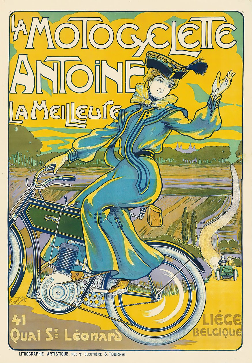 La Motocyclette Antoine. 作者 乔治高迪