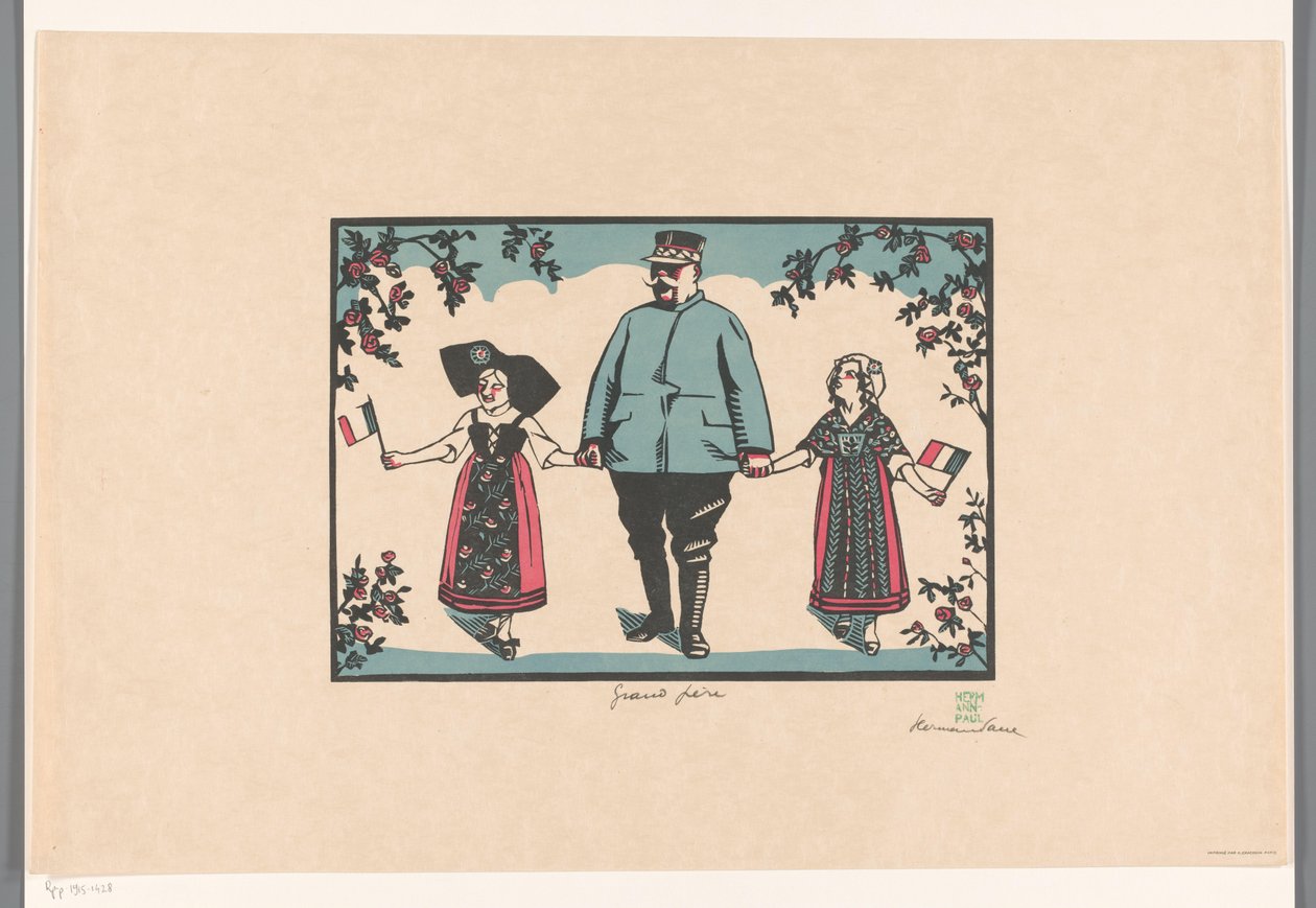 Grand père（原剧名） 作者 Georges Hermann René Paul（艺术家签名）