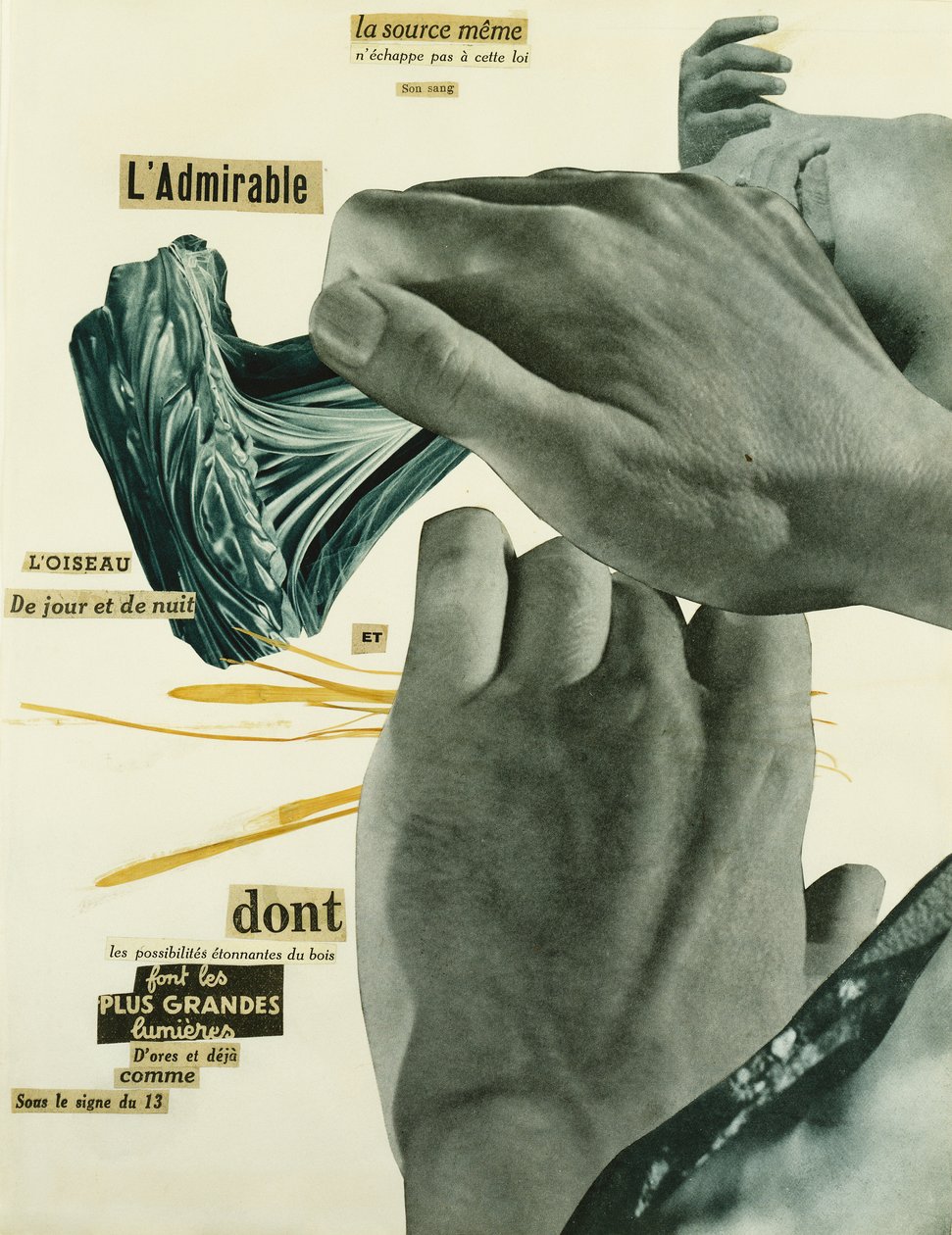 Poeme-Decoupage为“ La Septieme face du De” 作者 乔治·休尼特