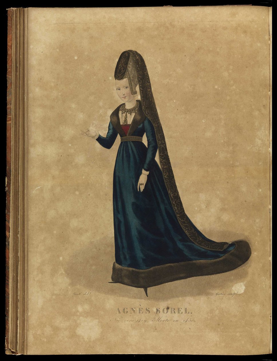 AgnèsSorel，18世纪晚期。 作者 乔治·雅克·加丁