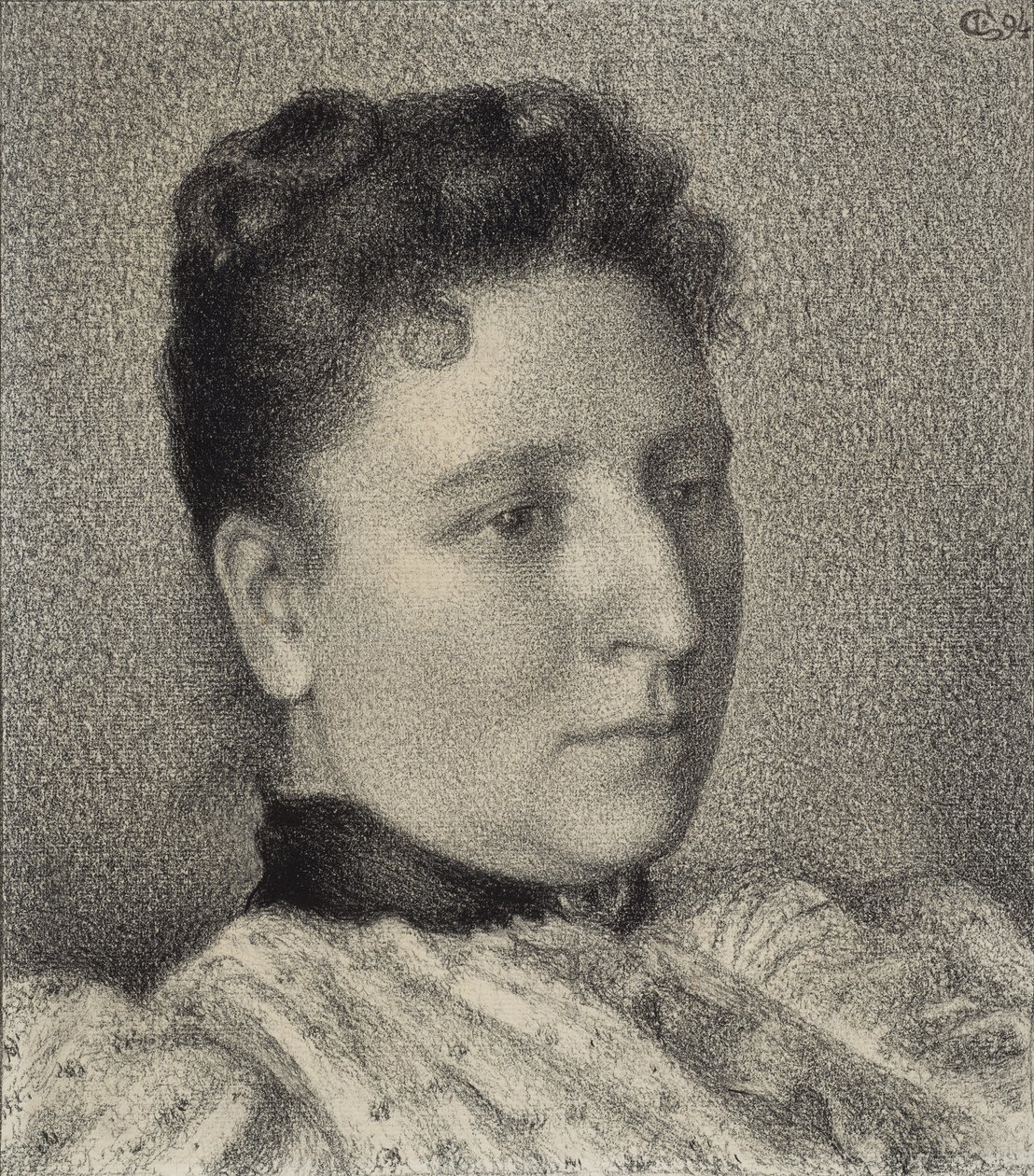 安娜·博克（Anna Boch）肖像，1894年 作者 乔治莱门