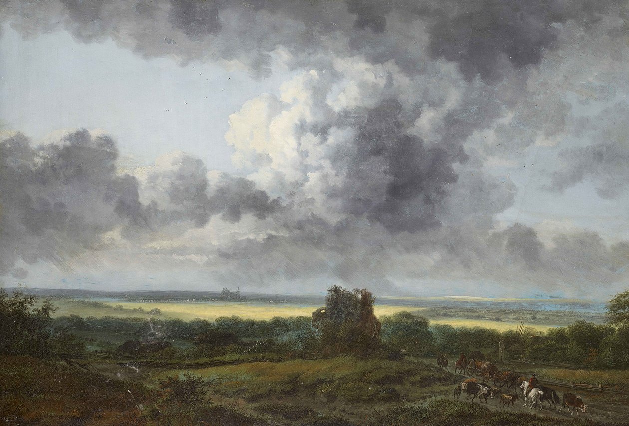 法语: Paysage, environs de Chartres 作者 乔治·米歇尔
