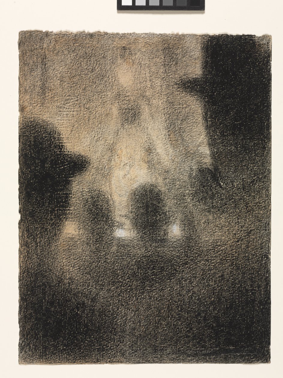 咖啡厅音乐会，1887-88 作者 乔治·皮埃尔·苏拉特