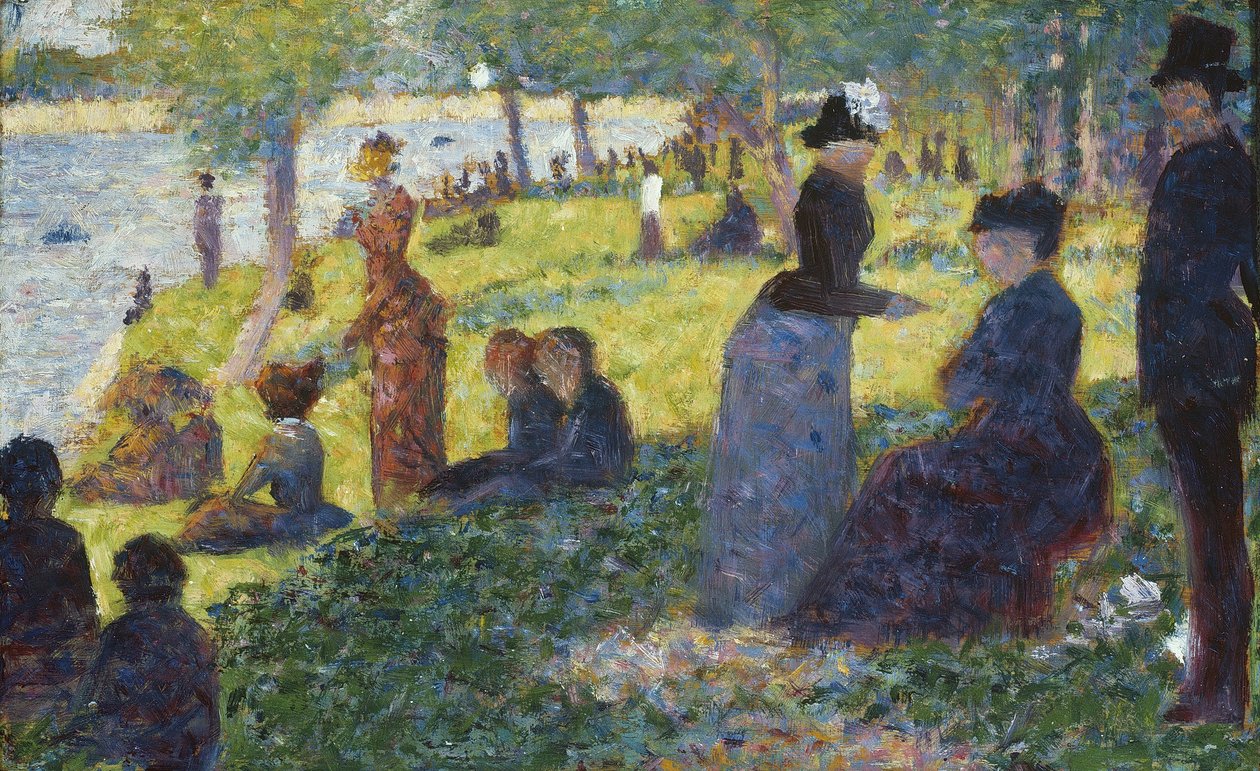 La Grande Jatte油画，1884年 作者 乔治·皮埃尔·苏拉特