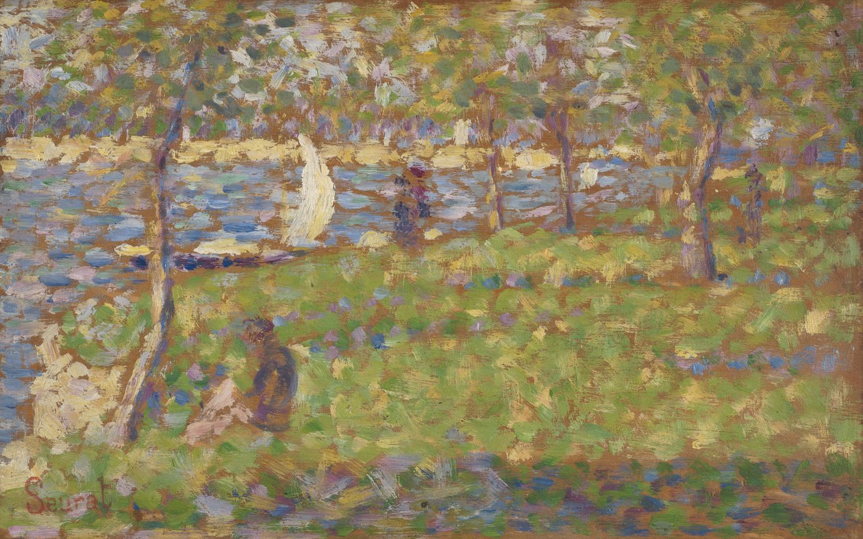 研究“ La Grande Jatte” 作者 乔治·皮埃尔·苏拉特