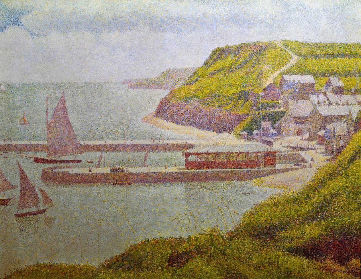 Porten-Bessin，外港，涨潮（卡尔瓦多斯） 作者 乔治·苏拉特