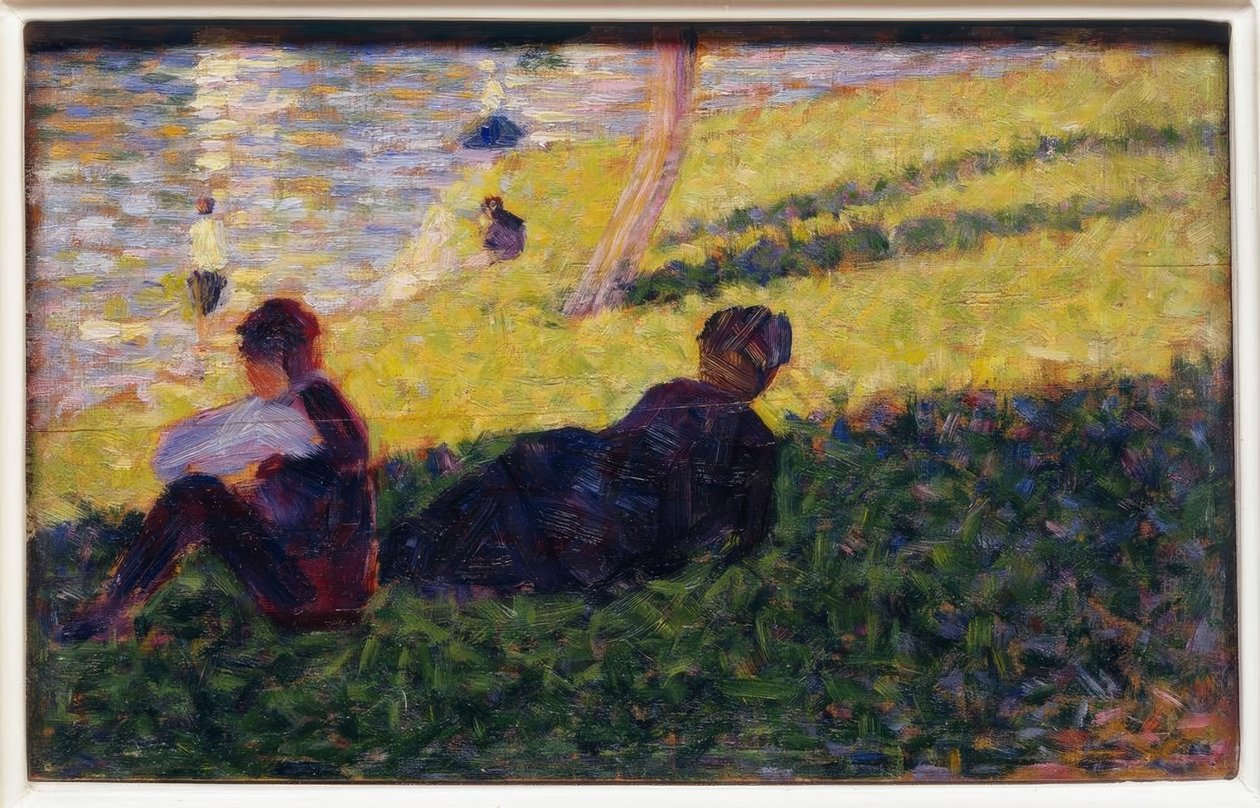 周日下午，在大格兰德·雅特（La Grande Jatte） 作者 乔治·苏拉特