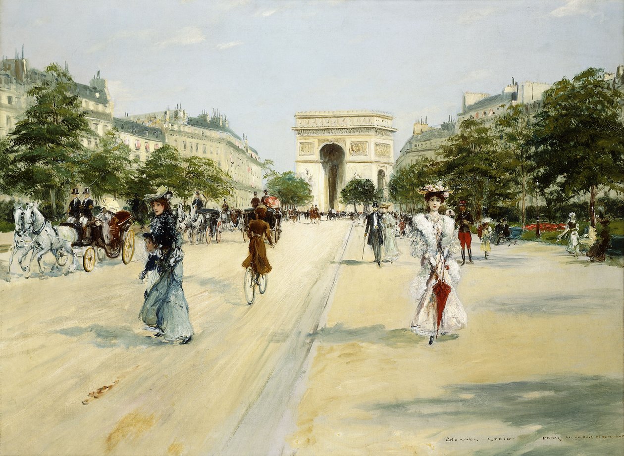 Bois de Boulogne大道；布洛涅大道， 作者 乔治·斯坦
