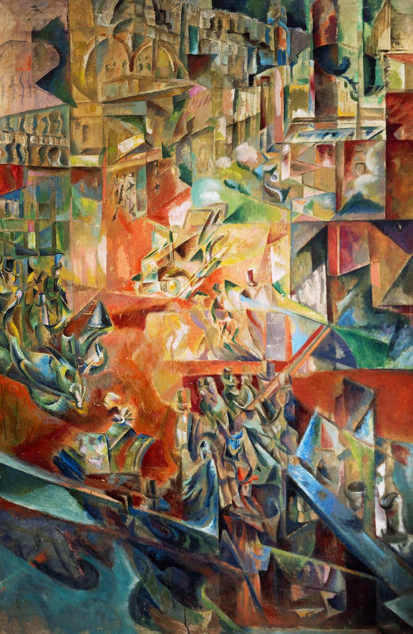 《大都会》，乔治·雅库洛夫（Georges Yakoulov，1884-1928 年）。 俄罗斯，20 世纪。 作者 乔治·雅库洛夫