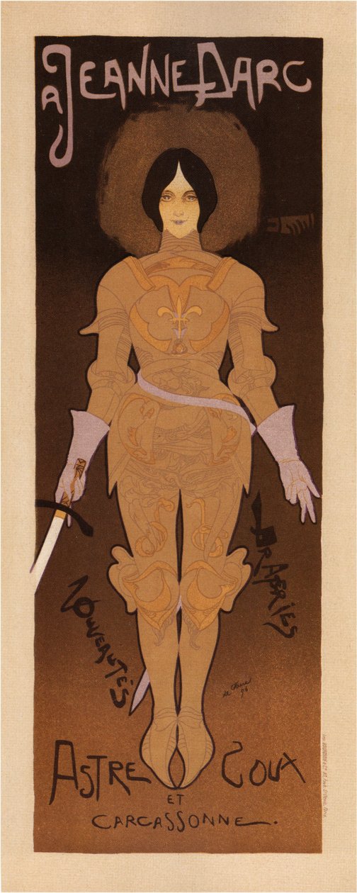 圣女贞德，1896年 作者 乔治·德菲尔
