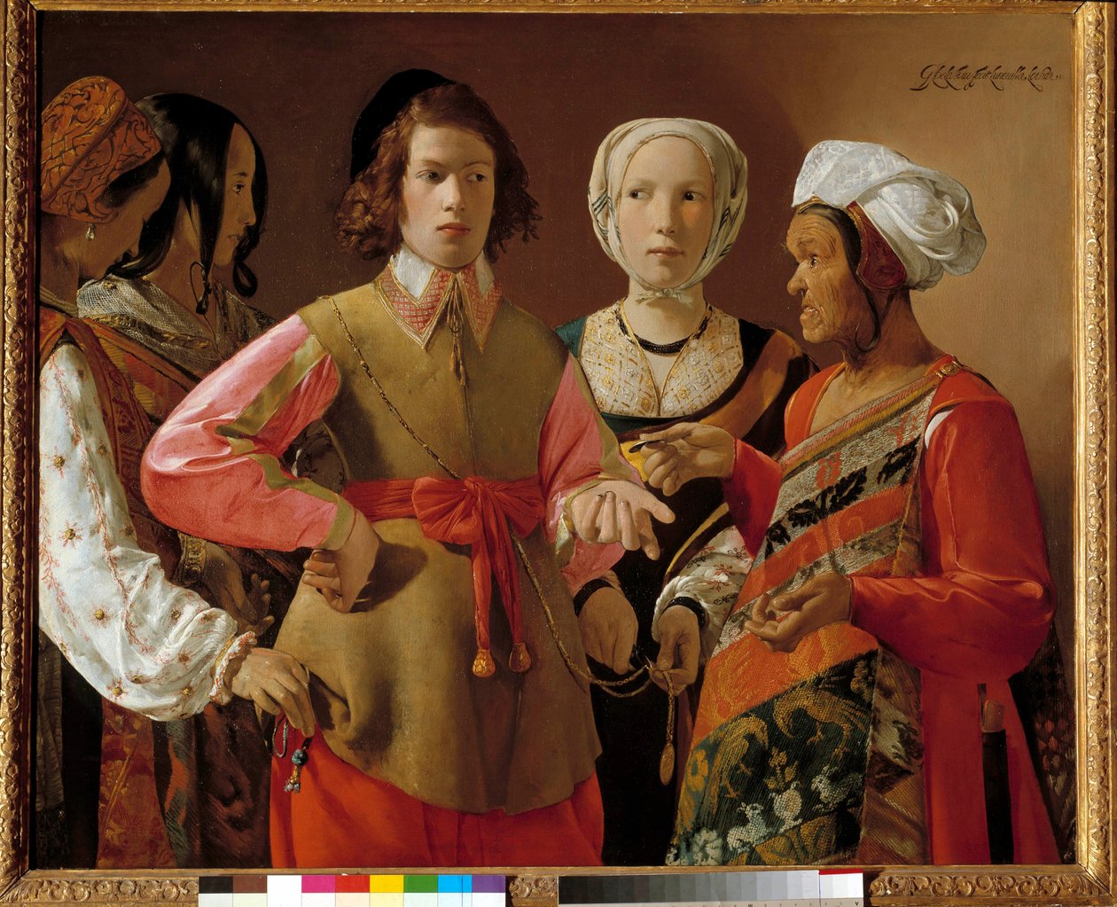 Georges de La Tour (1593-1652) 约 1630 年作的算命先生，太阳。 1,01x1,23 m 纽约。 大都会博物馆 作者 乔治·德拉图尔