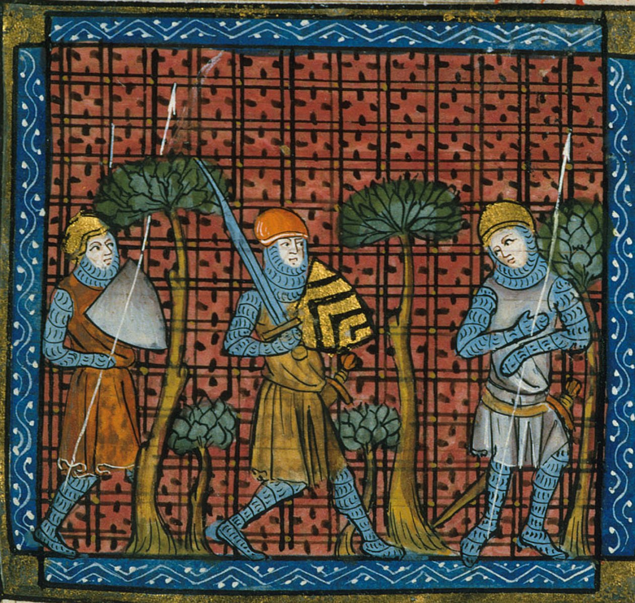 十字军，选自《Chroniques de France ou de St Denis》，14 世纪 (22716450535) 作者 第比利斯的乔治亚·莱文·拉米什维利