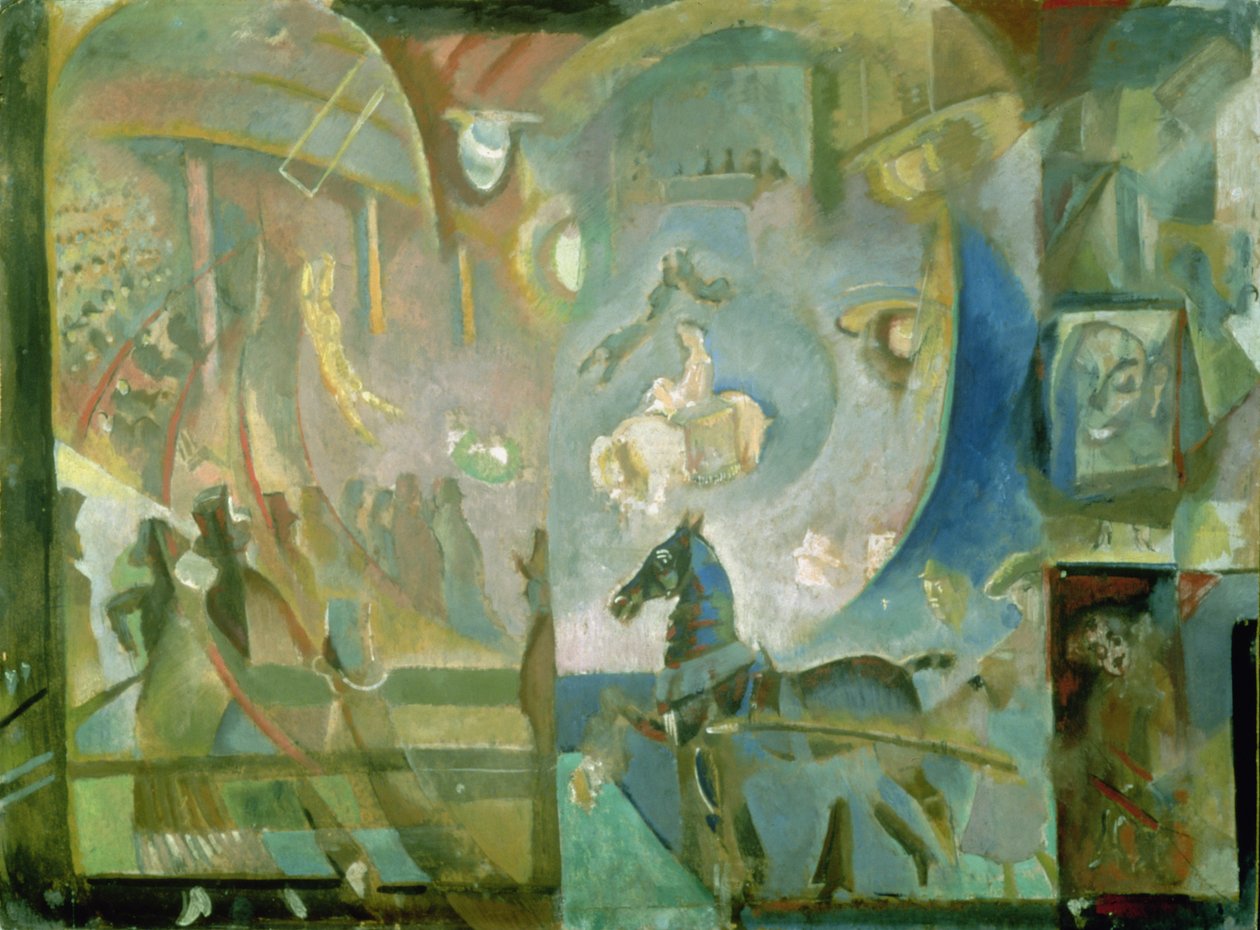马戏团，c.1910 作者 乔治·博格达诺维奇·雅库洛夫