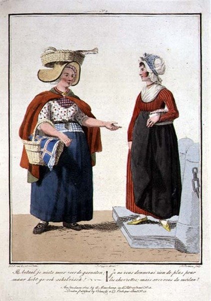 卖鱼人，L. 波特曼雕刻 作者 Georgius Jacobus Johannes van (after) Os