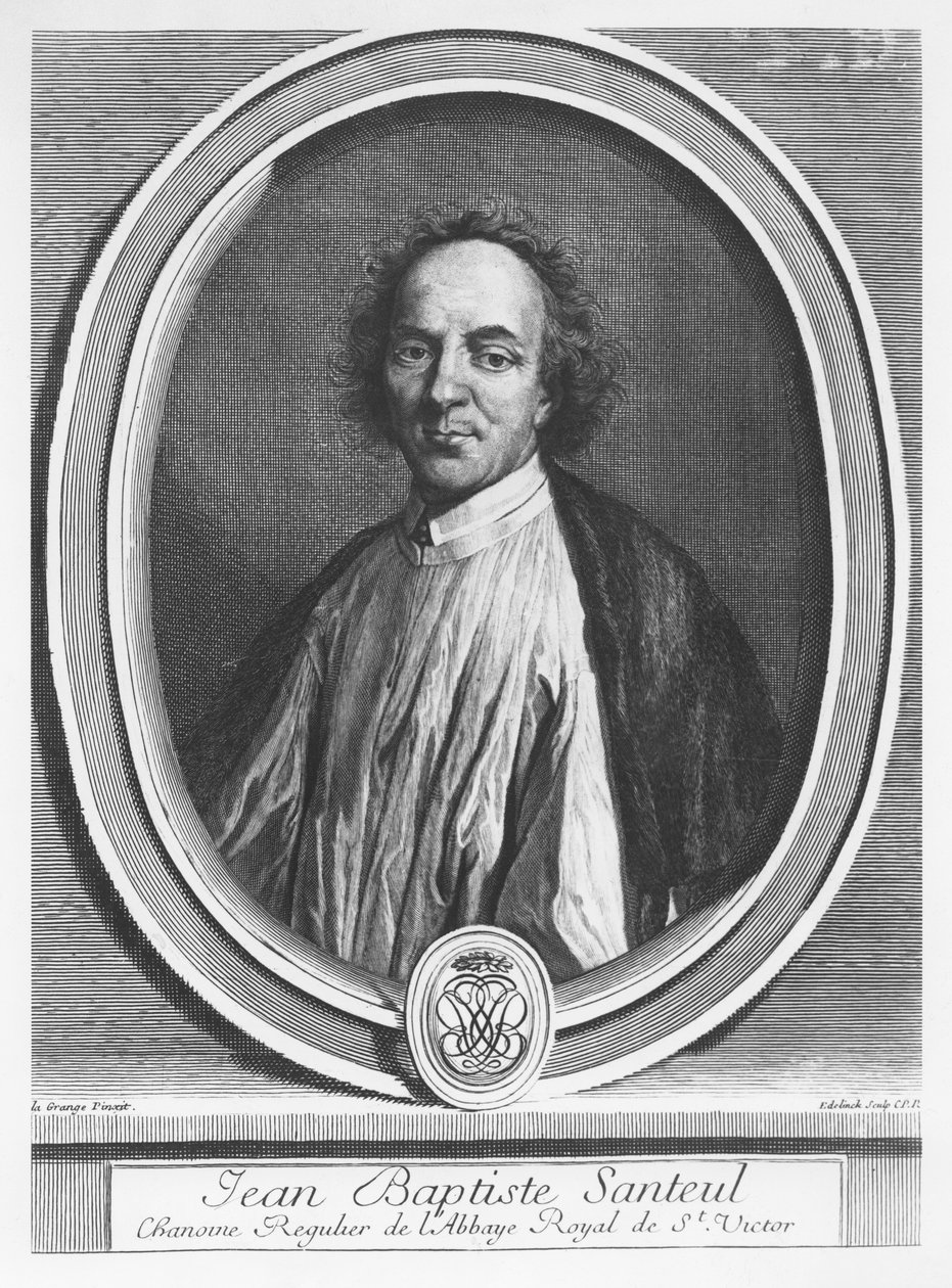 Jean-Baptiste de Santeul的肖像 作者 杰拉德·埃德林克