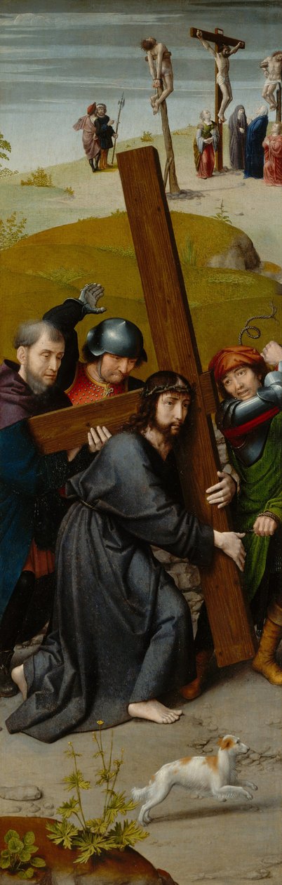 Christ Carrying the Cross, with the Crucifixion, c.1510 (oil on oak panel)   1426491   zh       chinese Successfully Translated  Original: View of Kosice Translat: View of Kosice 1416596 zh chinese Successfully Translated Original: MODEL Translat: MODEL 14 作者 杰拉德·大卫