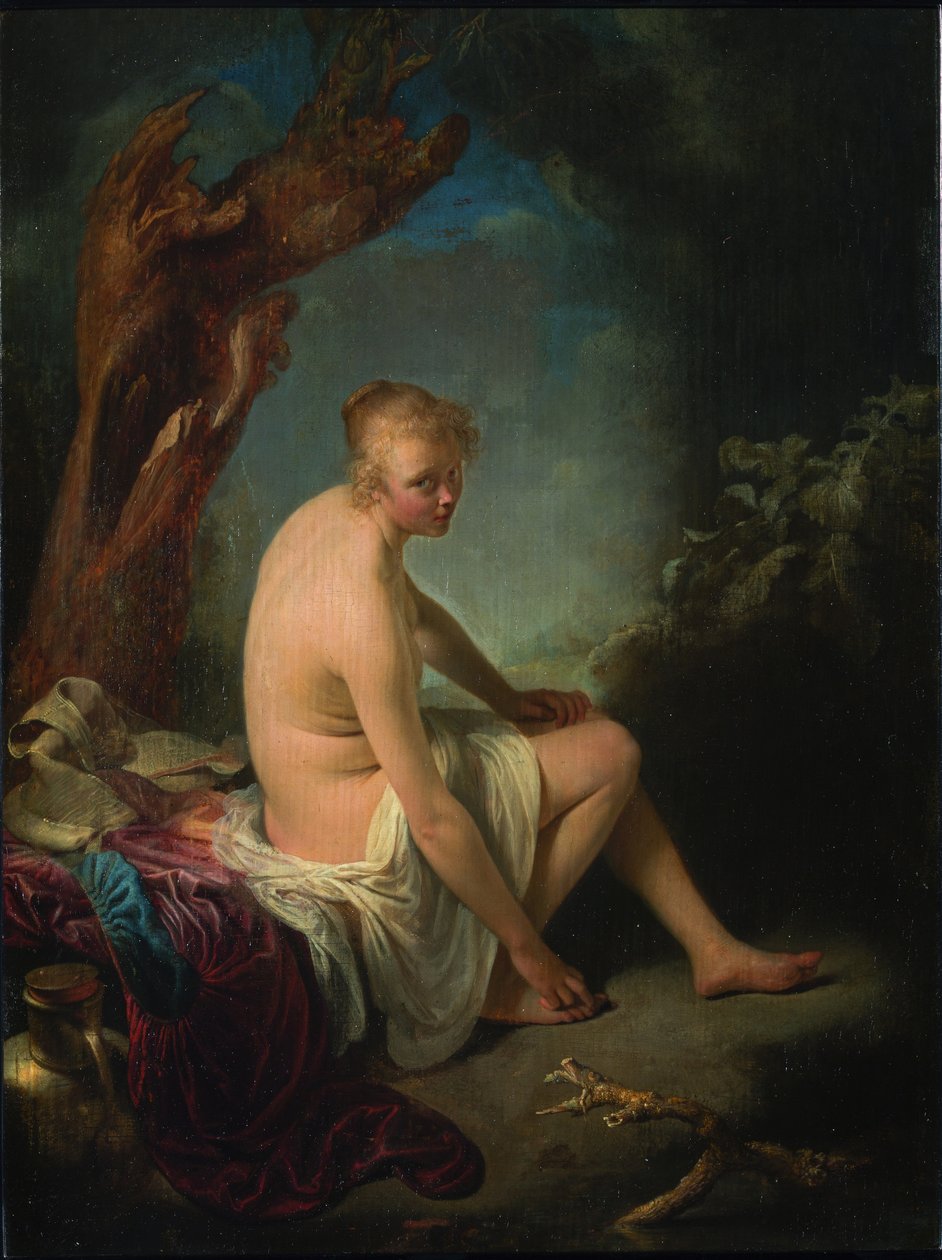 Bather，约1662-1665年。 作者 葛瑞特窦